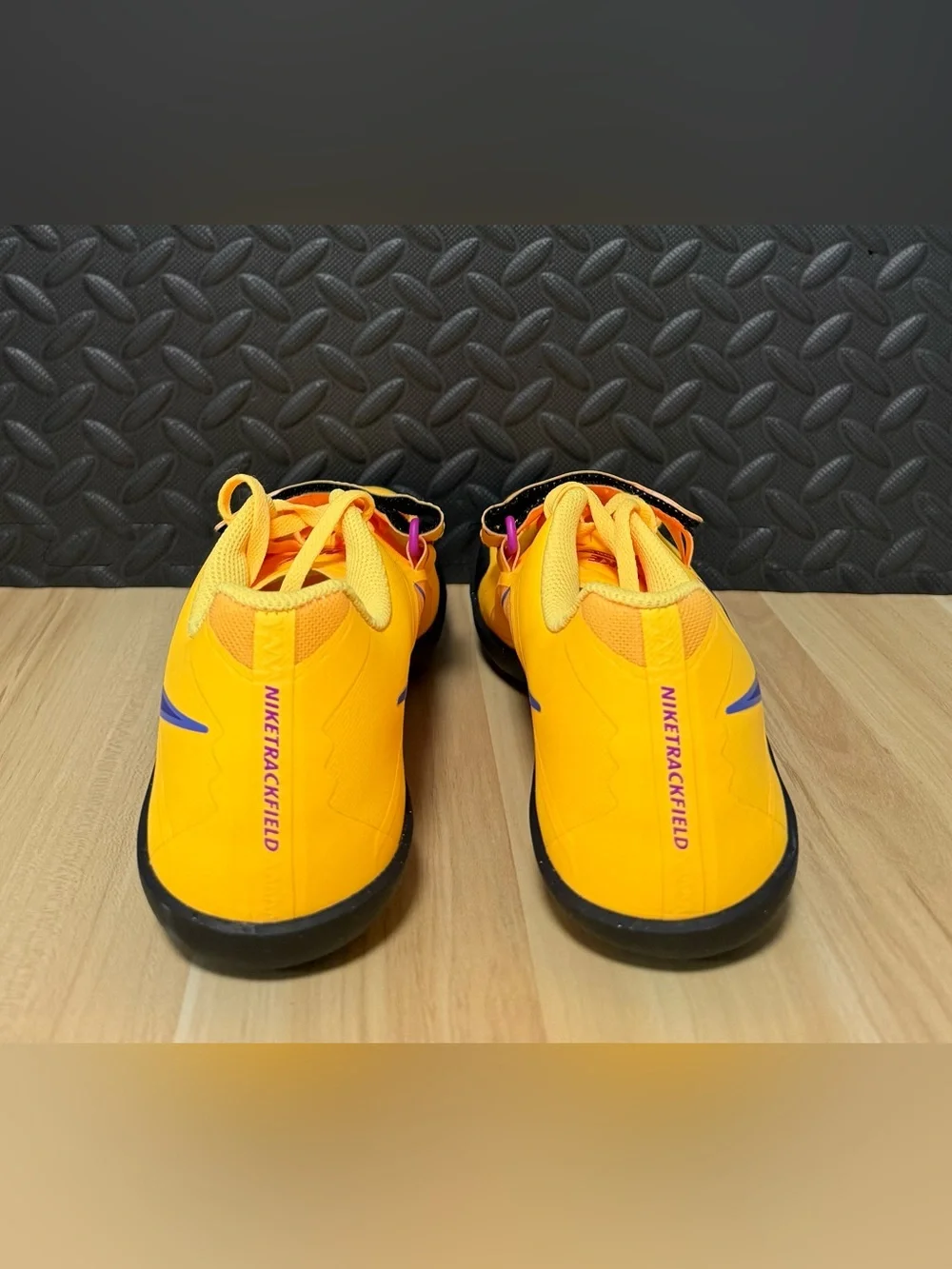 Nike Zoom Rival SD 2 Citron Indigo Throwing Track Shoes FZ9665-800 Mens Size 10